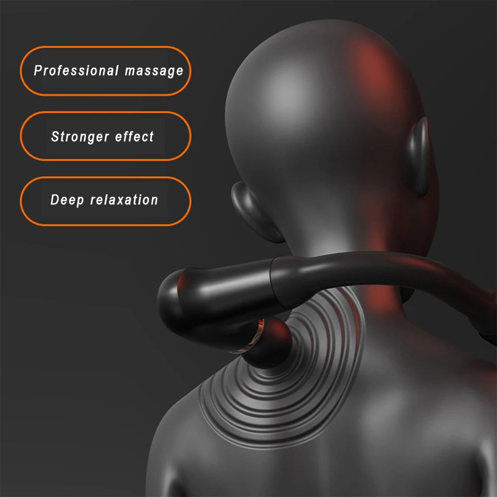 Fascia Gun Handle and Elbow 3 Modes and 6 Gears Adjust Muscle Relaxation and Massage Percussion Hammer for Athletes