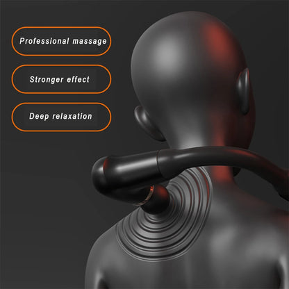 Fascia Gun Handle and Elbow 3 Modes and 6 Gears Adjust Muscle Relaxation and Massage Percussion Hammer for Athletes